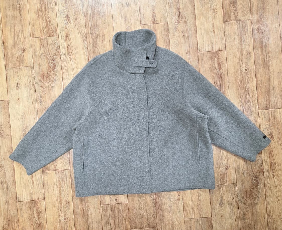 쏭라벨(SSONG LABEL) 하이넥 발렌 핸드메이드코트 새상품  상품이미지5