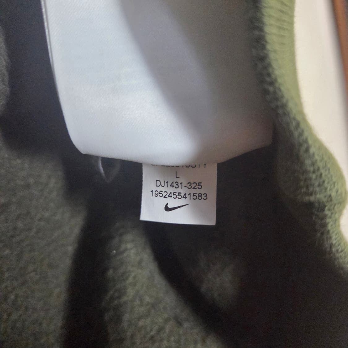 [asia L] 나이키 ACG 써마핏 플리스 후드 트롤 그래픽 카고 카키 상품이미지5