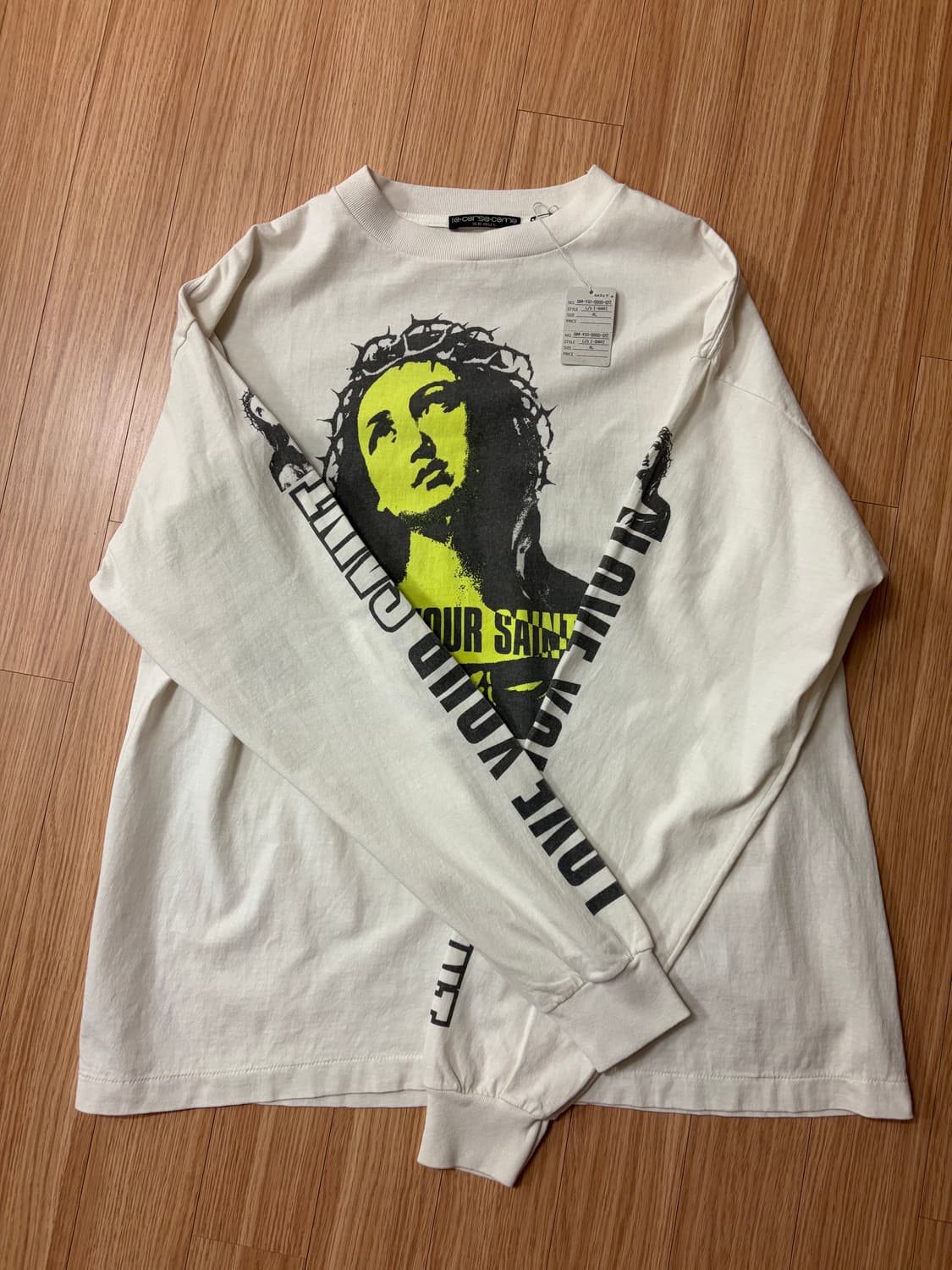 (XL) 세인트 마이클 러브 유어 세인트 롱슬리브 상품이미지1