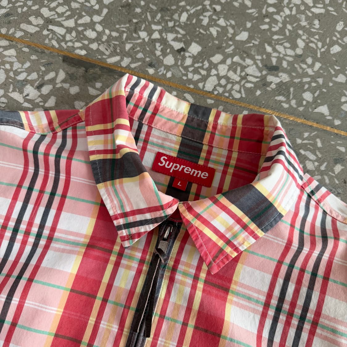 슈프림 체크 스윙탑 자켓 08ss 상품이미지5