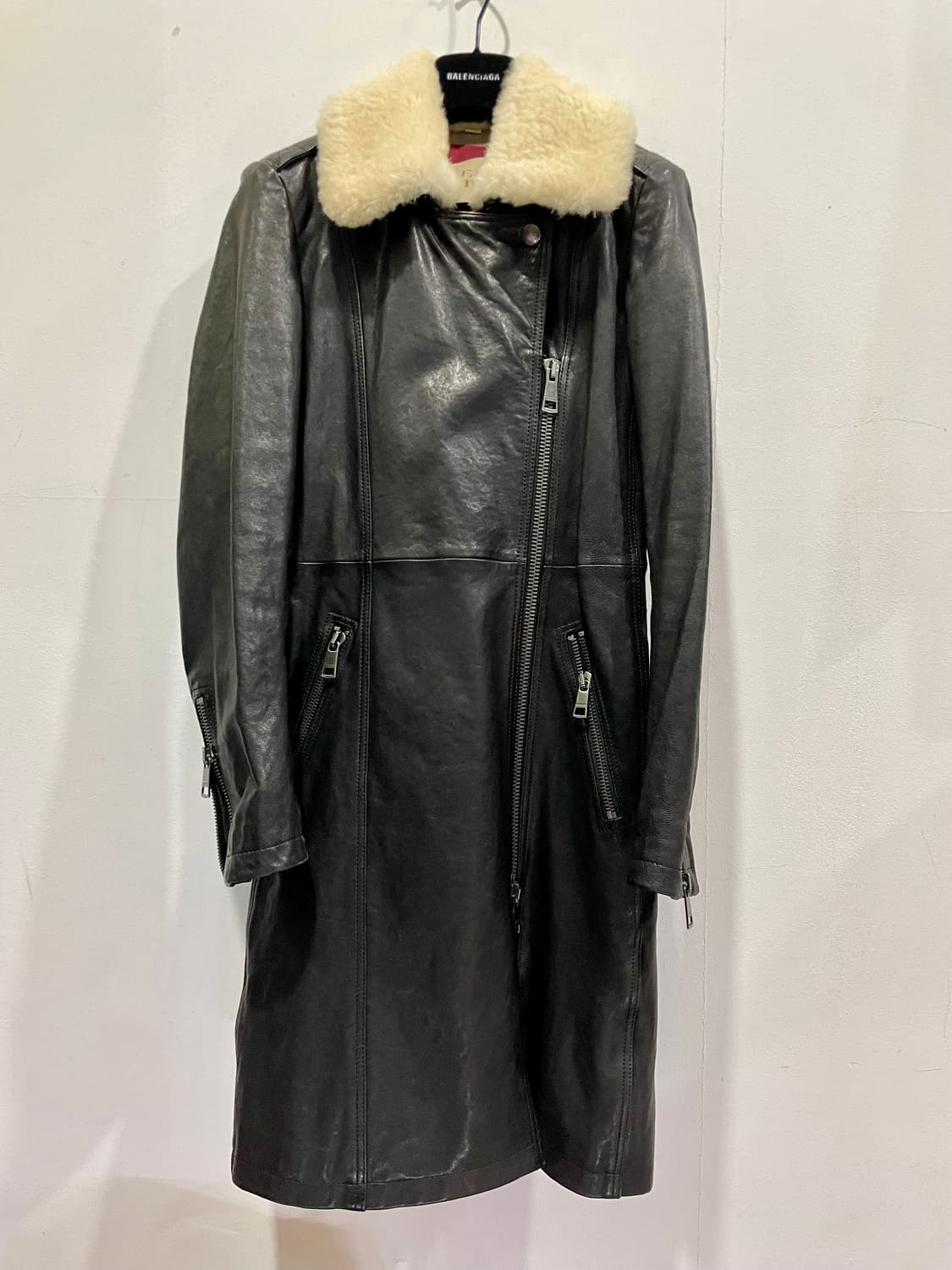 버버리 브릿 양가죽 롱 코트 36 사이즈 정품 상품이미지2