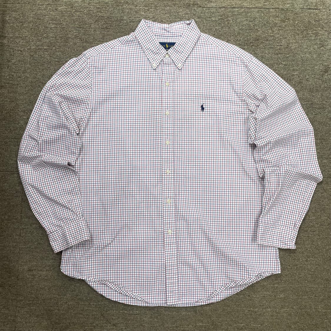 (XL) POLO 폴로 랄프로렌 체크 셔츠 커스텀핏 상품이미지3