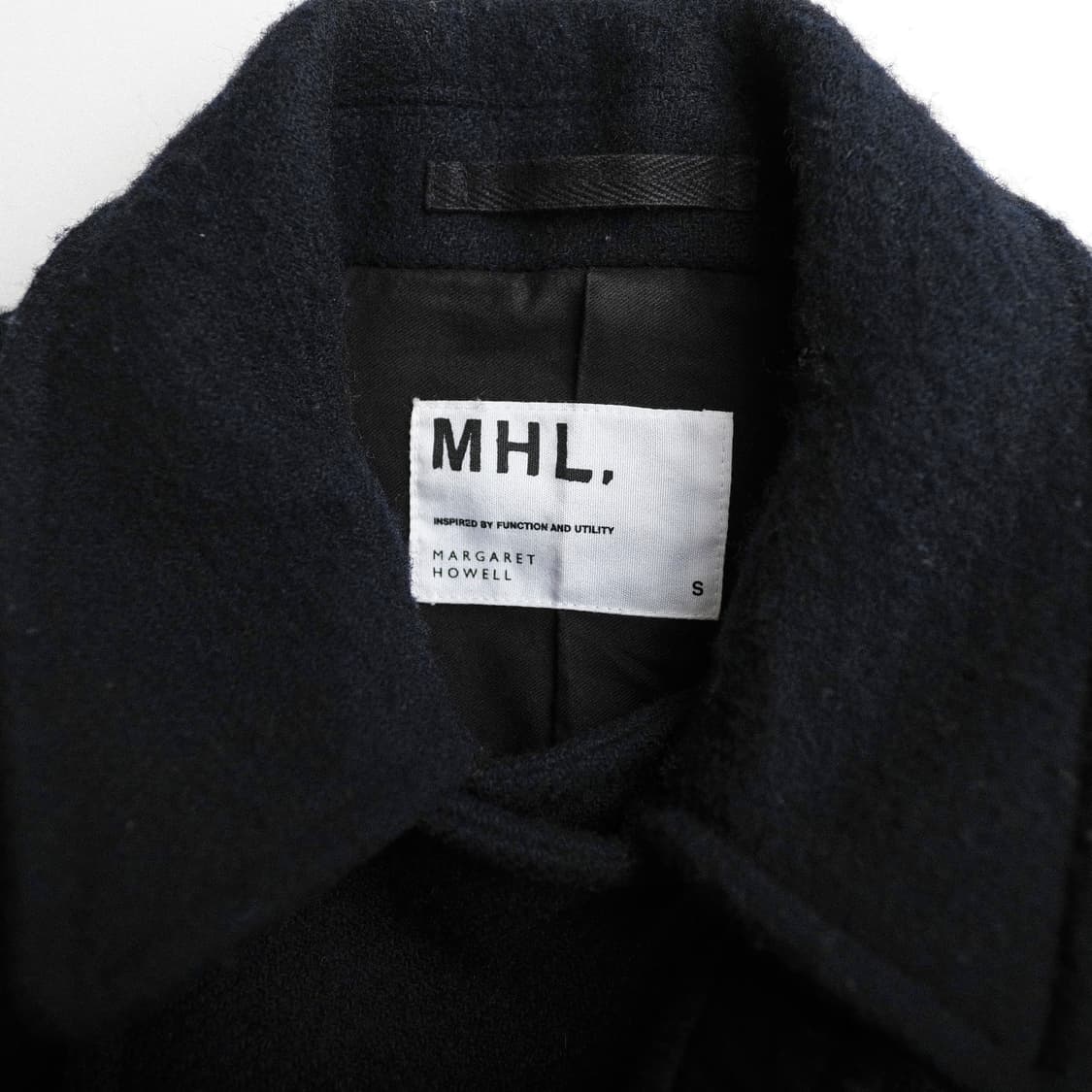 MHL 울 피 코트 - 네이비 S 사이즈  ( 추천 44-55 ) 상품이미지3