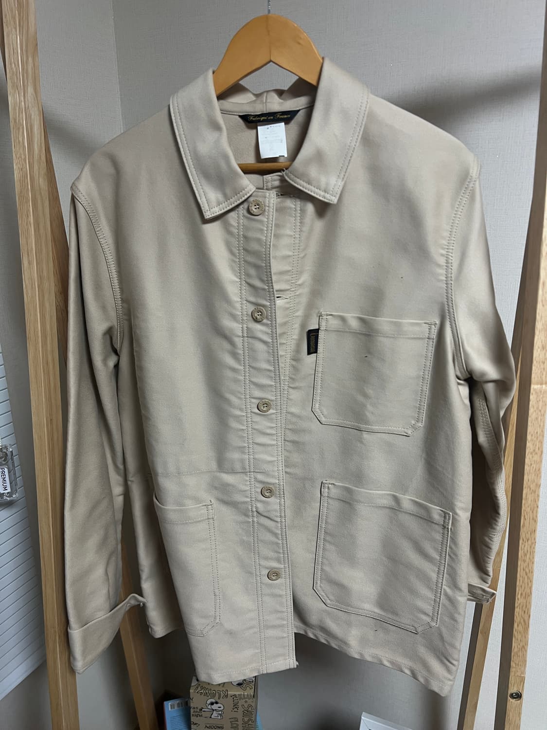 르라부어 몰스킨 아이보리 프랜치워크자켓(2) 상품이미지1