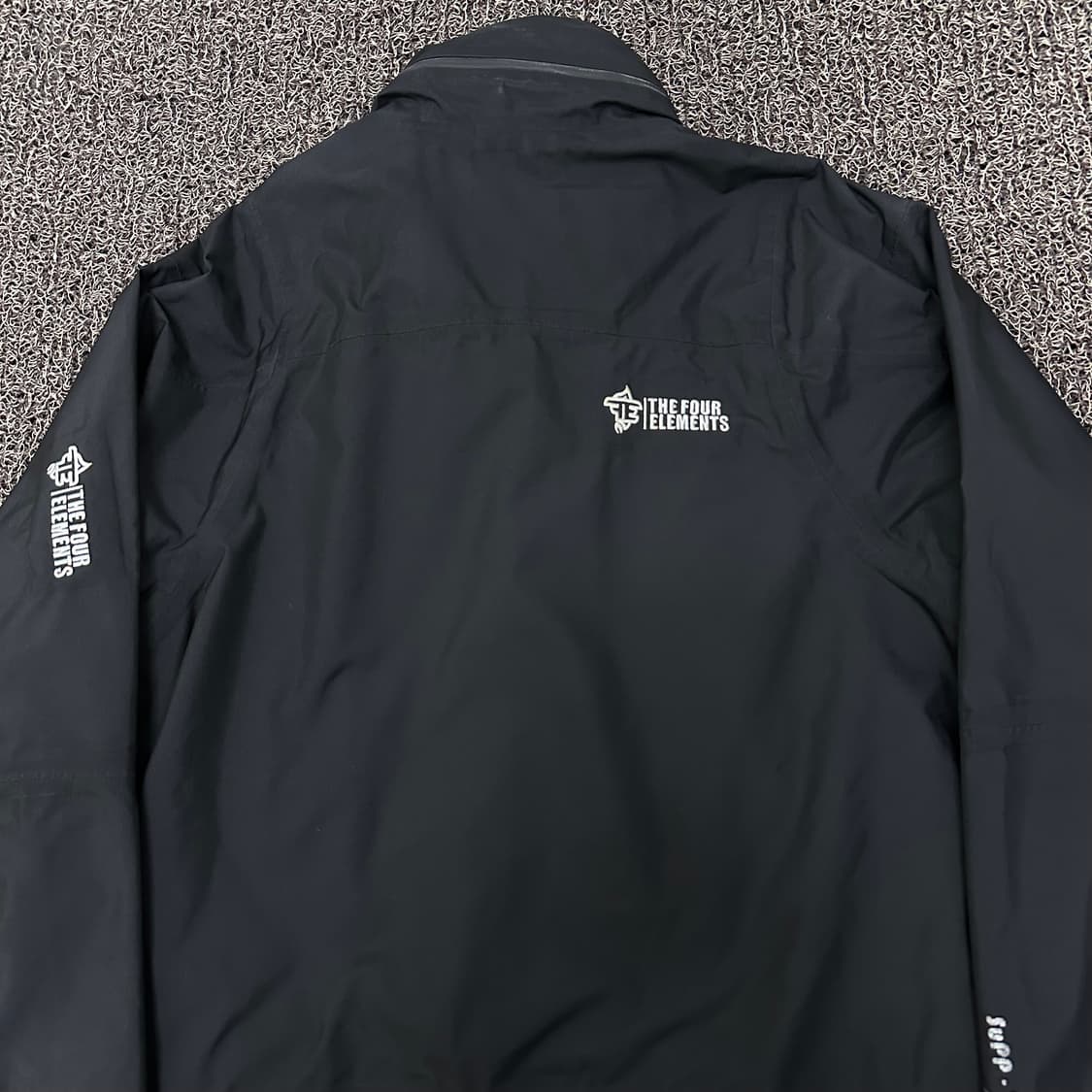 포엘리먼츠 바람막이 자켓 블랙 M 상품이미지4