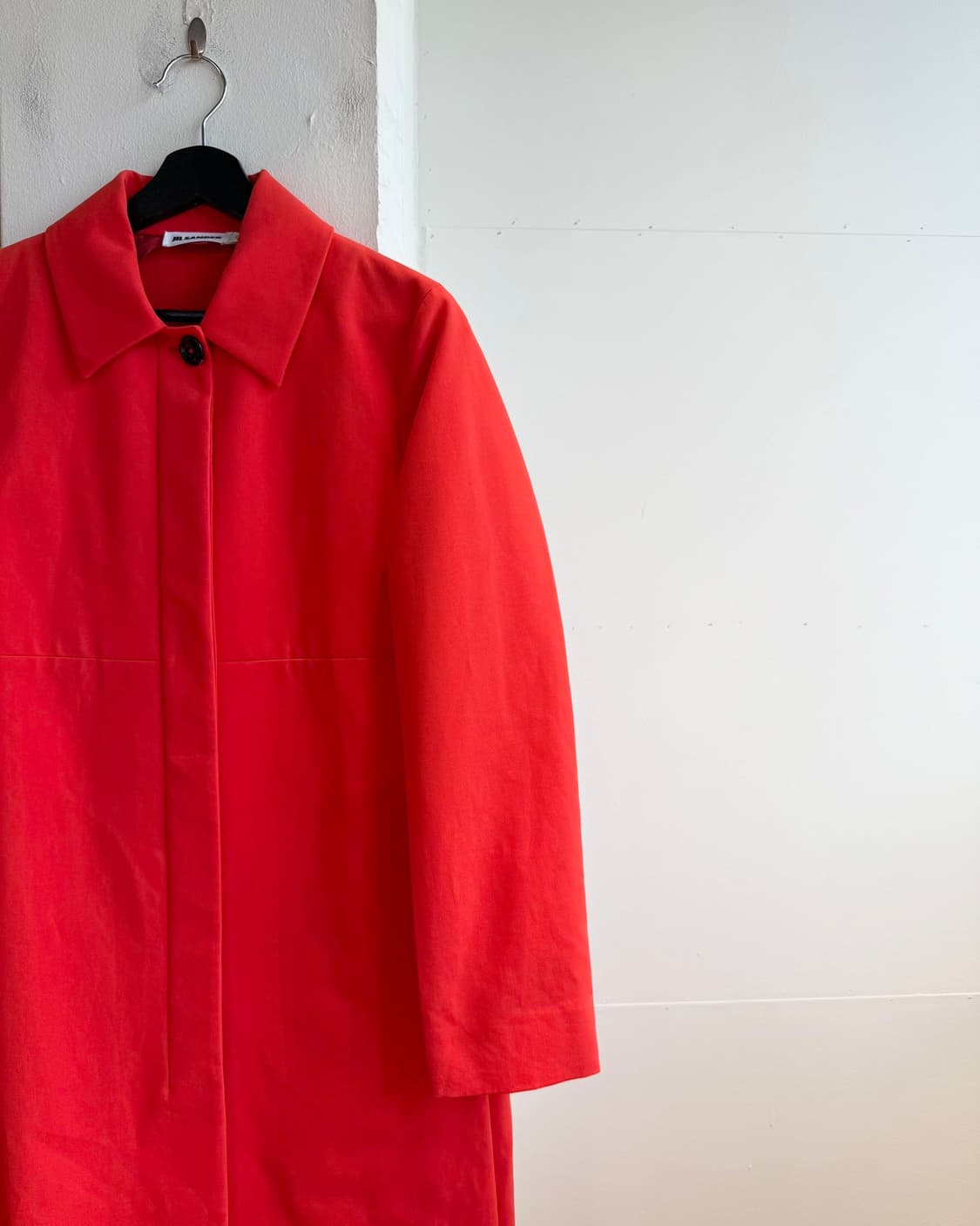 질샌더 오렌지 코튼 싱글 코트  상품이미지5