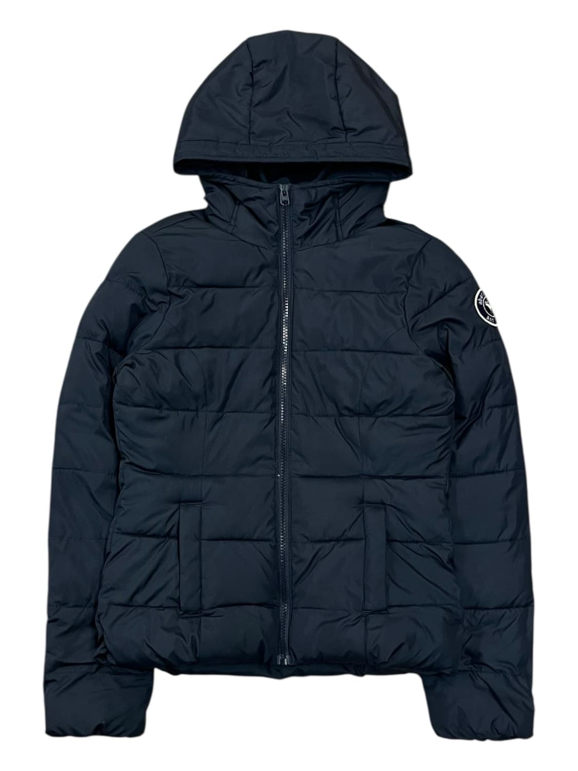 아베크롬비 후드 패딩 자켓 네이비 키즈 L #csz1972 상품이미지3