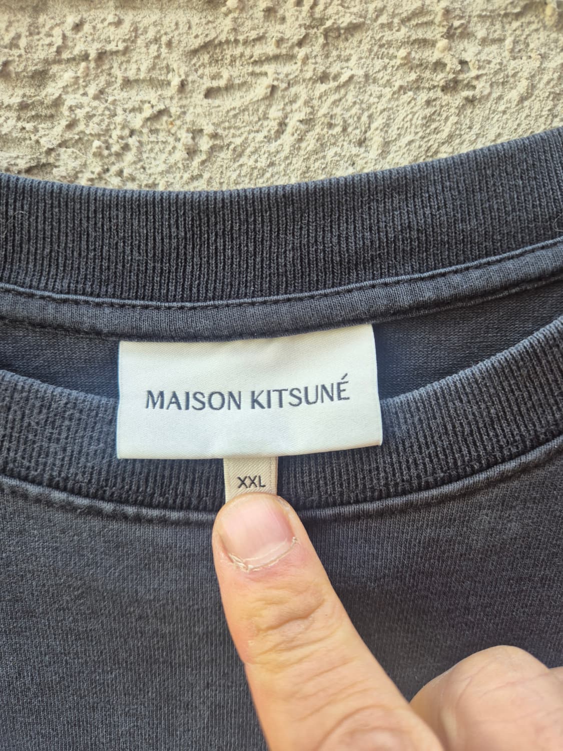 #매종키츠네 볼드 폭스헤드 패치 오버핏 #반팔티셔츠 상품이미지3