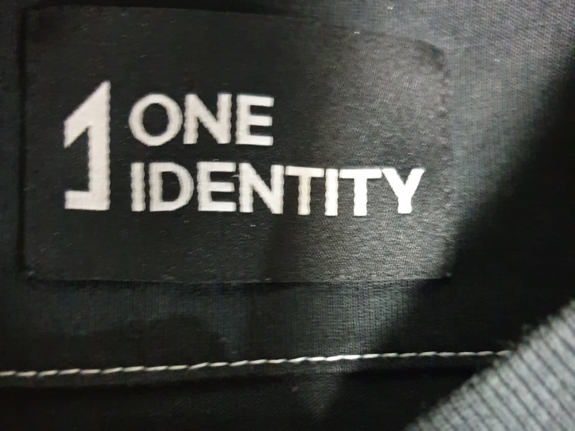 원아이덴티티 스티치 반팔티 블랙 (S) 상품이미지3