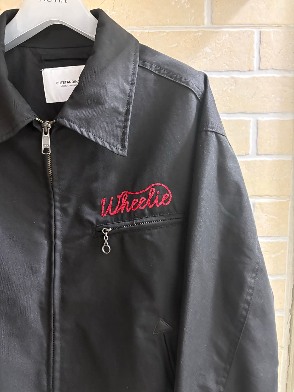 아웃스탠딩 - 드리즐러 자켓 블랙 M사이즈 상품이미지5