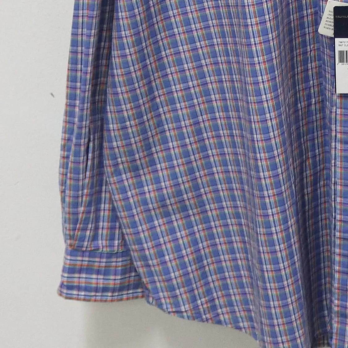 [미사용품] 폴로 랄프로렌 체크 카라 셔츠 66112 상품이미지6