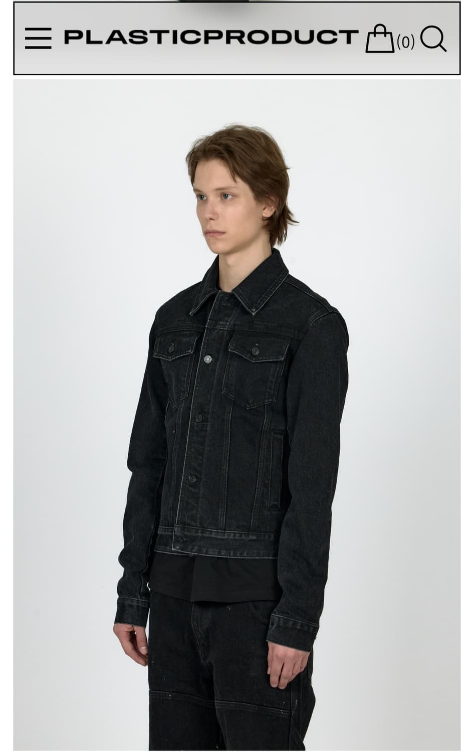 MPa TRUCKER JACKET(black) M사이즈 상품이미지1