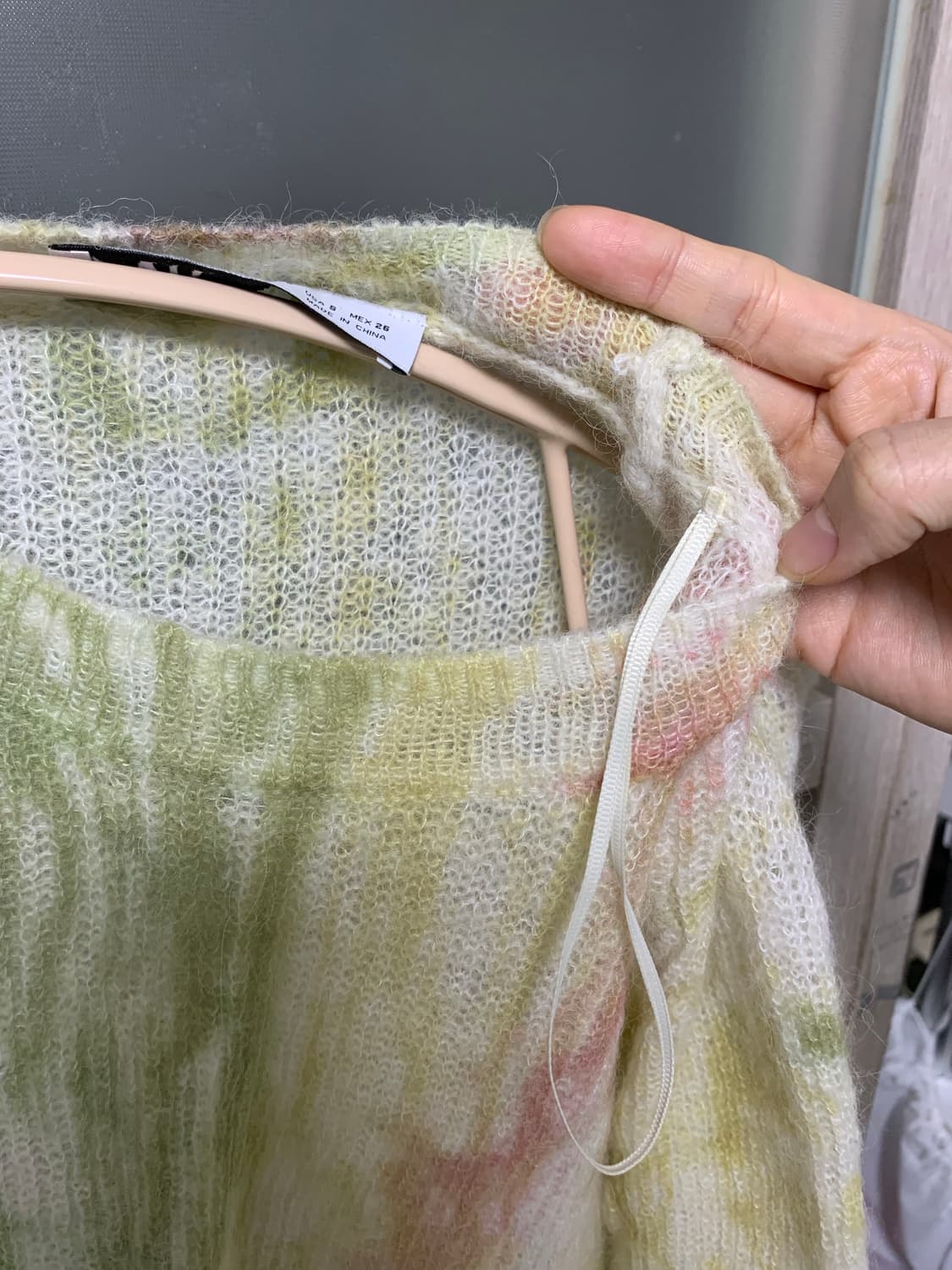 자라 울 타이다이 니트 S 상품이미지8