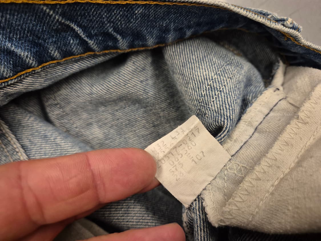 80s 리바이스 517 오렌지탭 데님 팬츠 상품이미지9