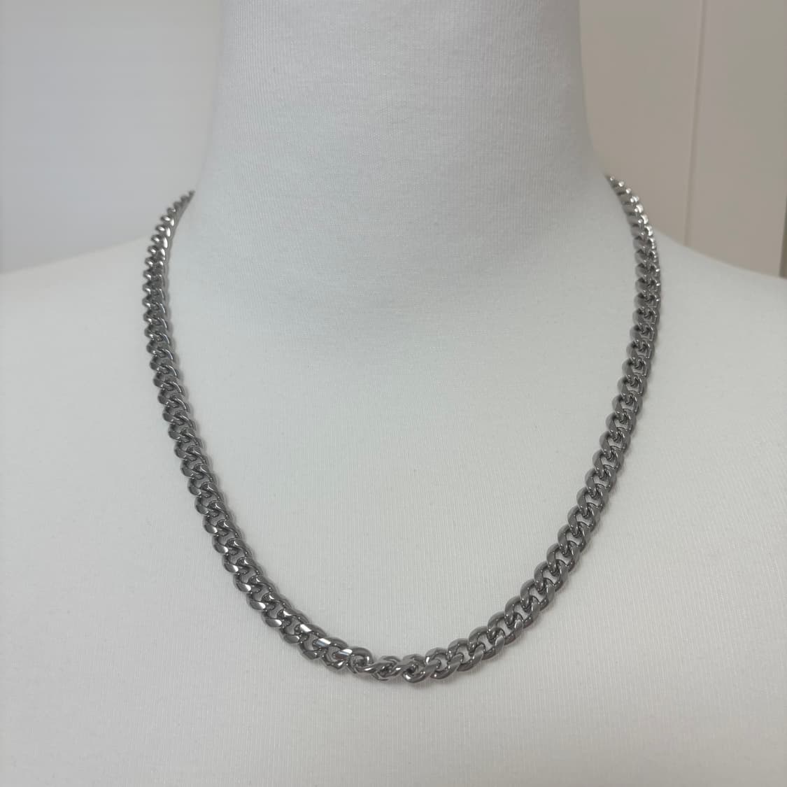 심플 실버 체인 레이어드 목걸이🩶 상품이미지1