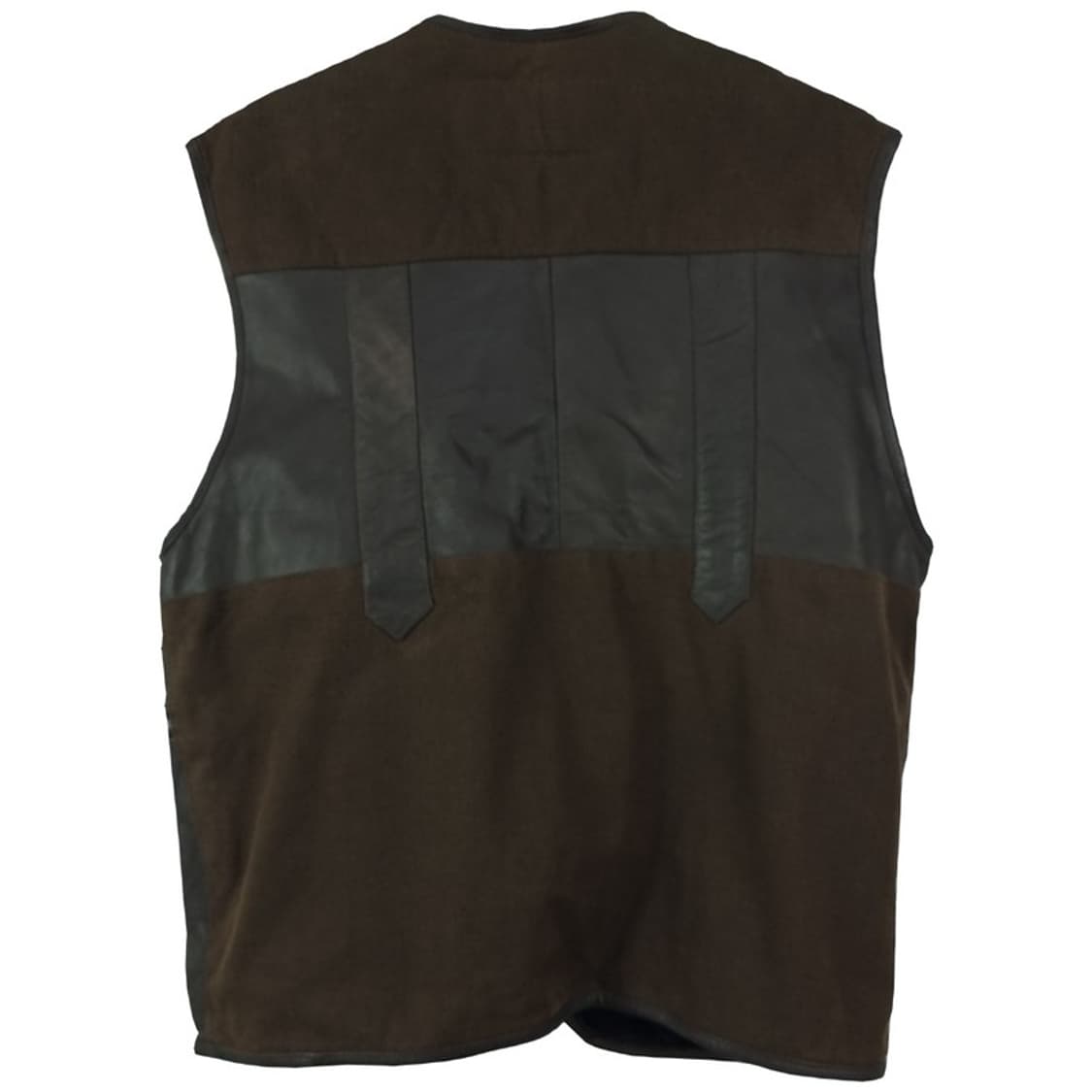 [빈티지] 리얼 쉽스킨 양가죽 멀티 포켓 빈티지 레더 베스트 M18953 상품이미지3