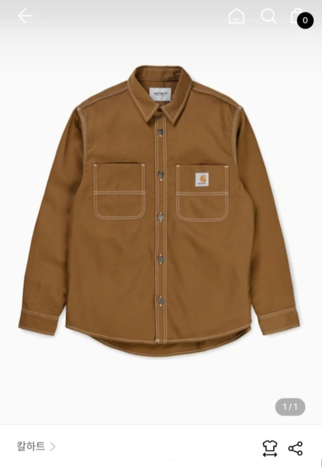 새상품) 칼하트 남성 자켓 초크 데님 자켓 상품이미지6