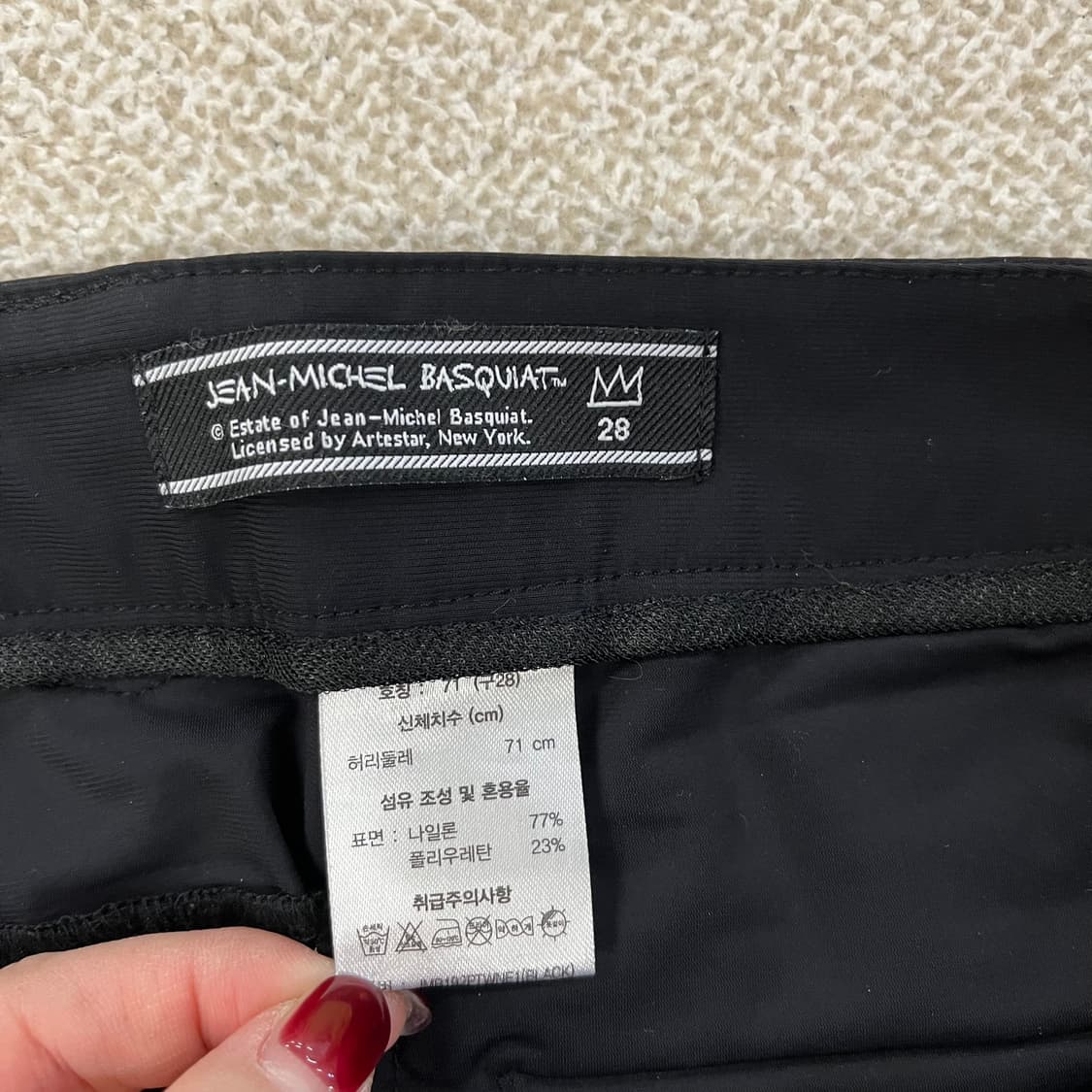 28 장미쉘바스키아 골프 여성 바지 0123M 상품이미지3