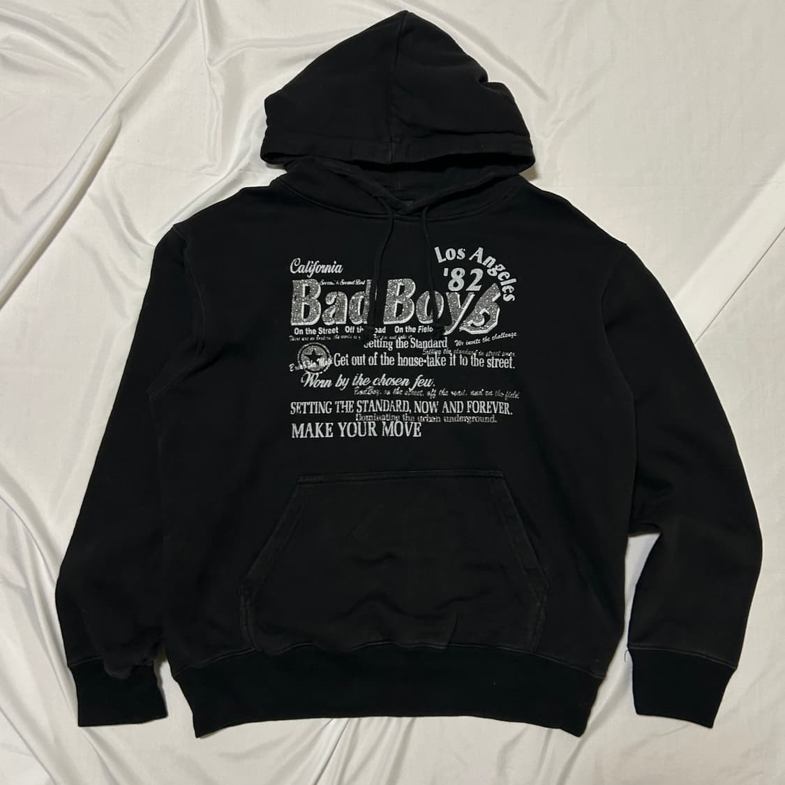 빈티지 badboy 프린팅 후드티 상품이미지4