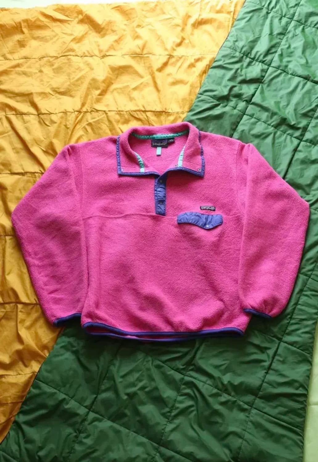 빈티지 파타고니아 90s 신칠라 M 핑크 상품이미지1