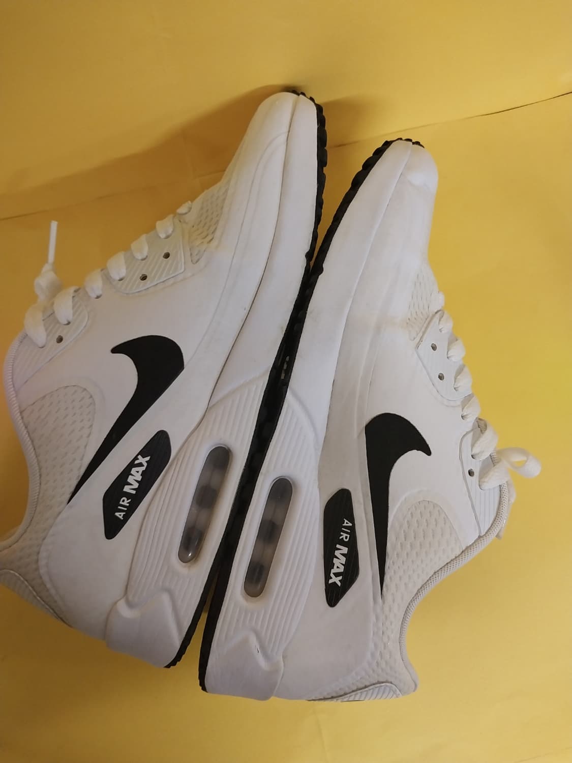 남성 나이키 에어맥스 90 G 화이트블랙 골프화, 운동화 (265) 상품이미지7