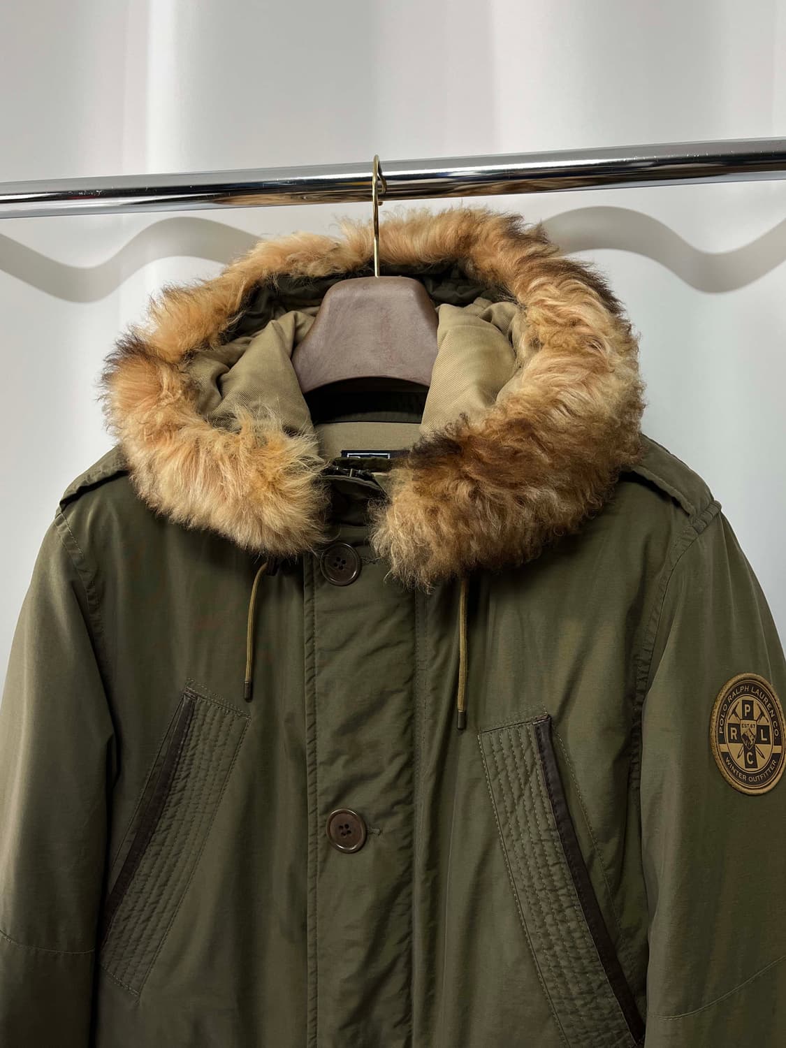 폴로 랄프로렌 익스페디션 마운틴 올리브 이태리퍼 다운파카 자켓 상품이미지4