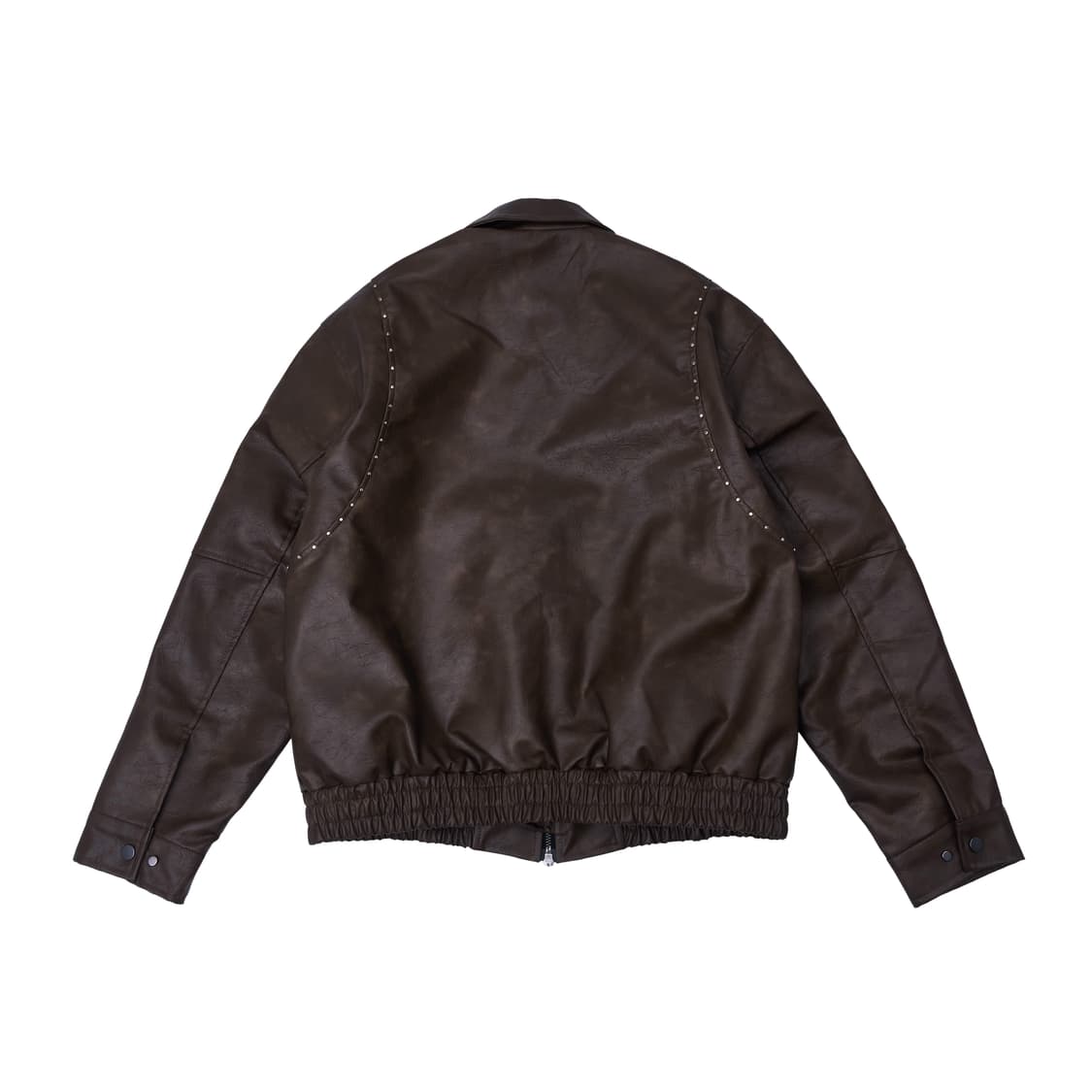 [새 상품/택o] 노쿨러스-VEGAN LEATHER BOWLING 자켓 상품이미지2