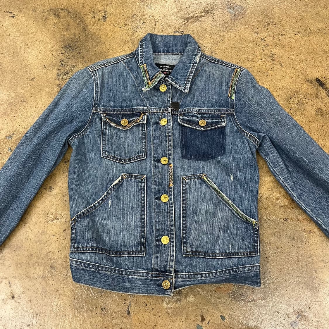 [ 정품/S ] 폴로랄프로렌 데님 트러커 청자켓 b15 상품이미지3