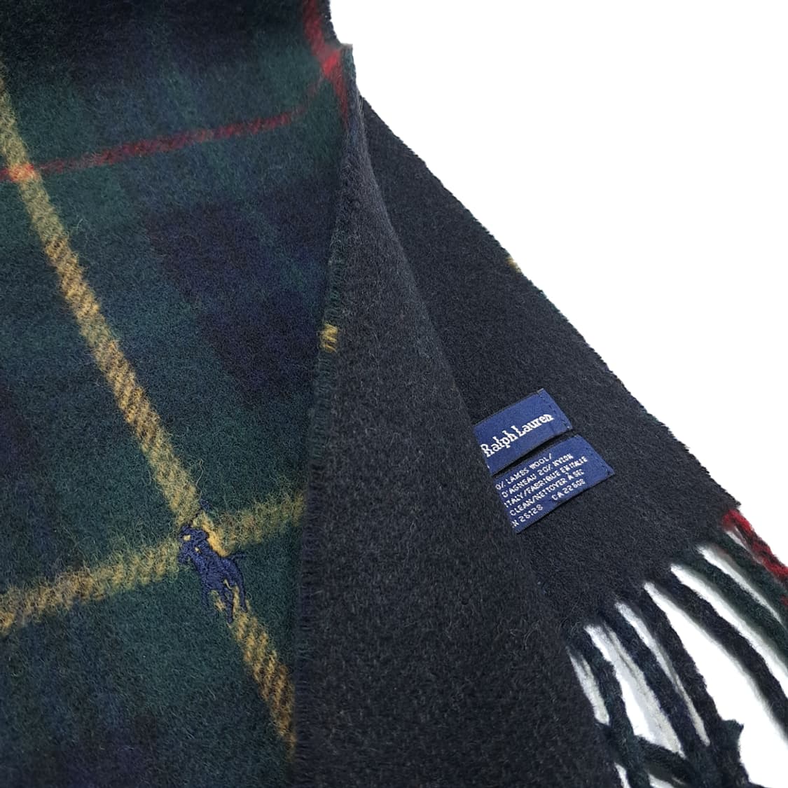 MX418 [Made in Italy] 폴로 랄프로렌 블랙워치 타탄 & 상품이미지6