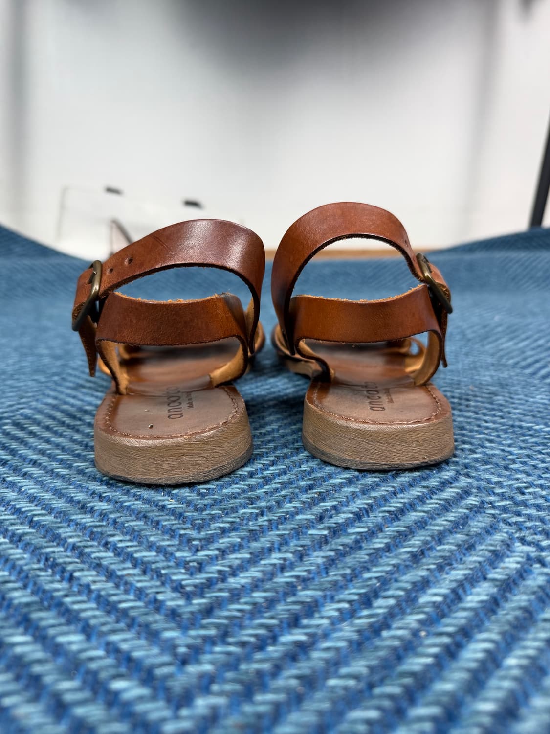 [MADE IN ITALY] 클래식 천연 가죽 핸드메이드 샌들  상품이미지3