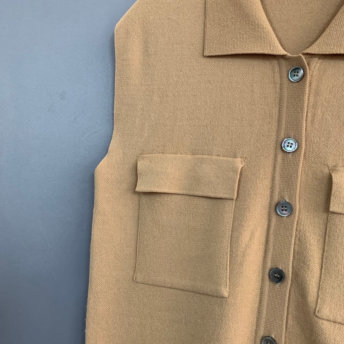 M ORR 오르 썸머 피케 베이지 니트 조끼 베스트 상품이미지4