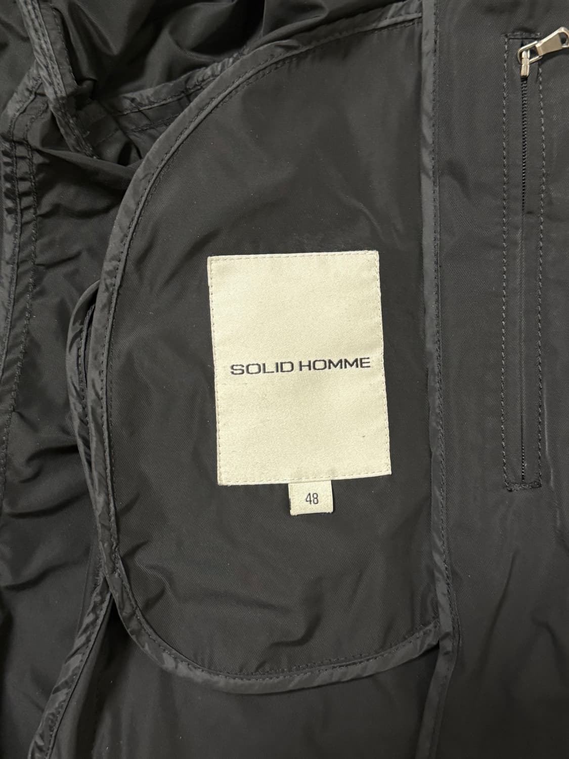 solid homme ma-1 jacket 48 size 상품이미지5