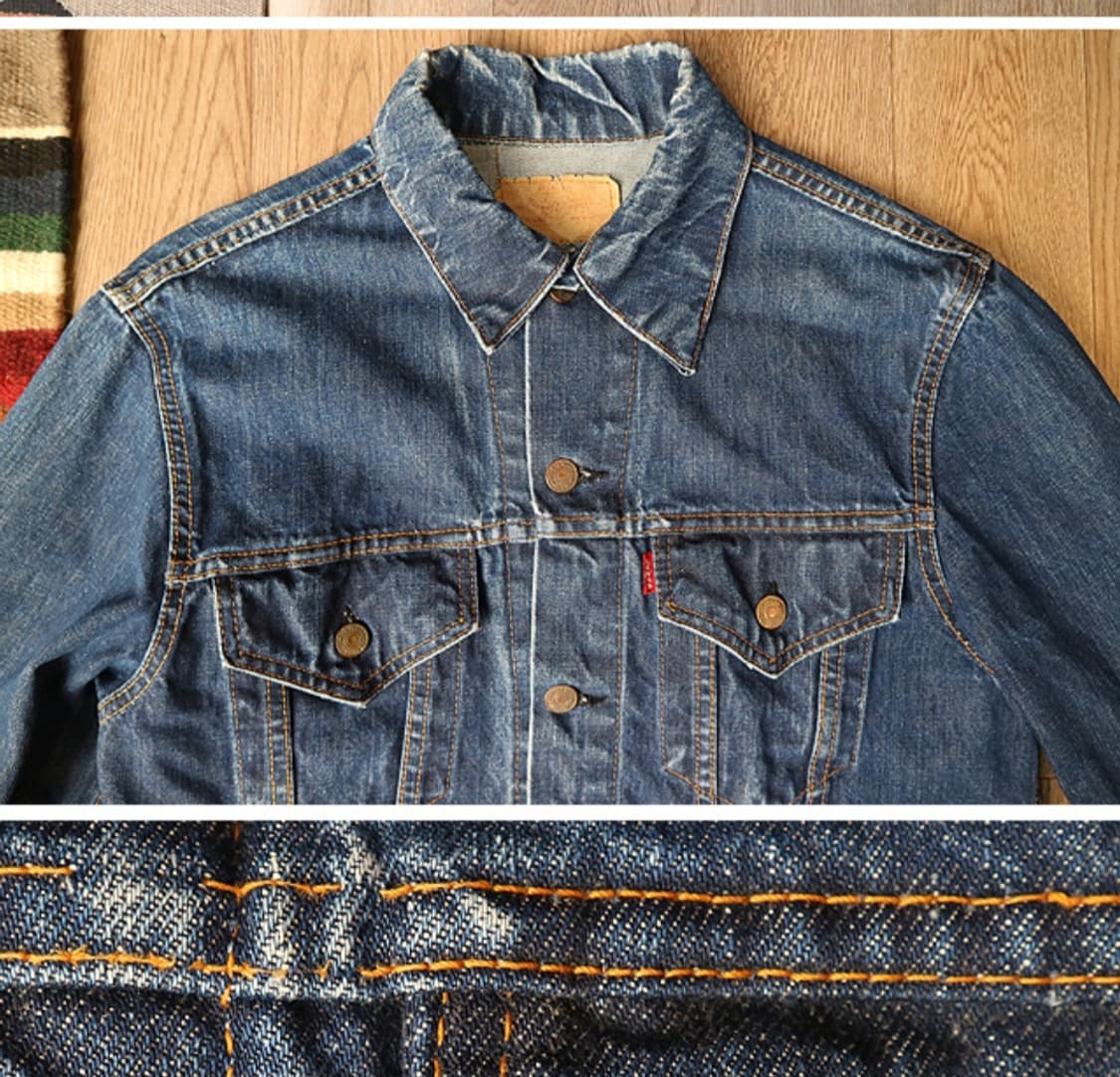 미국 메이드 60-70S LEVIS 리바이스 70505 빅E 빈티지 데님 상품이미지2