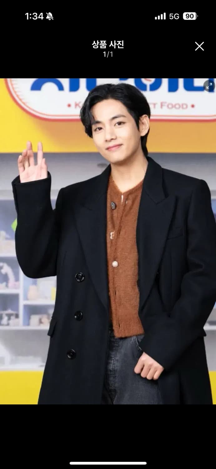 셀린느 24fw 박시 코트 펠트 블랙 56 상품이미지4