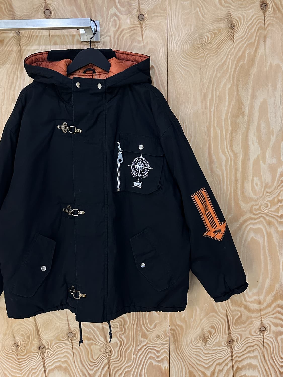 파라수코 아카이브 파이어맨 후드 파카 상품이미지4