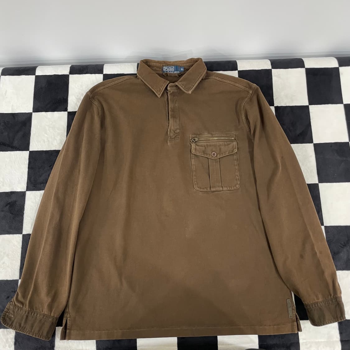 폴로 랄프로렌 포켓 카라 롱슬리브 XL 상품이미지1