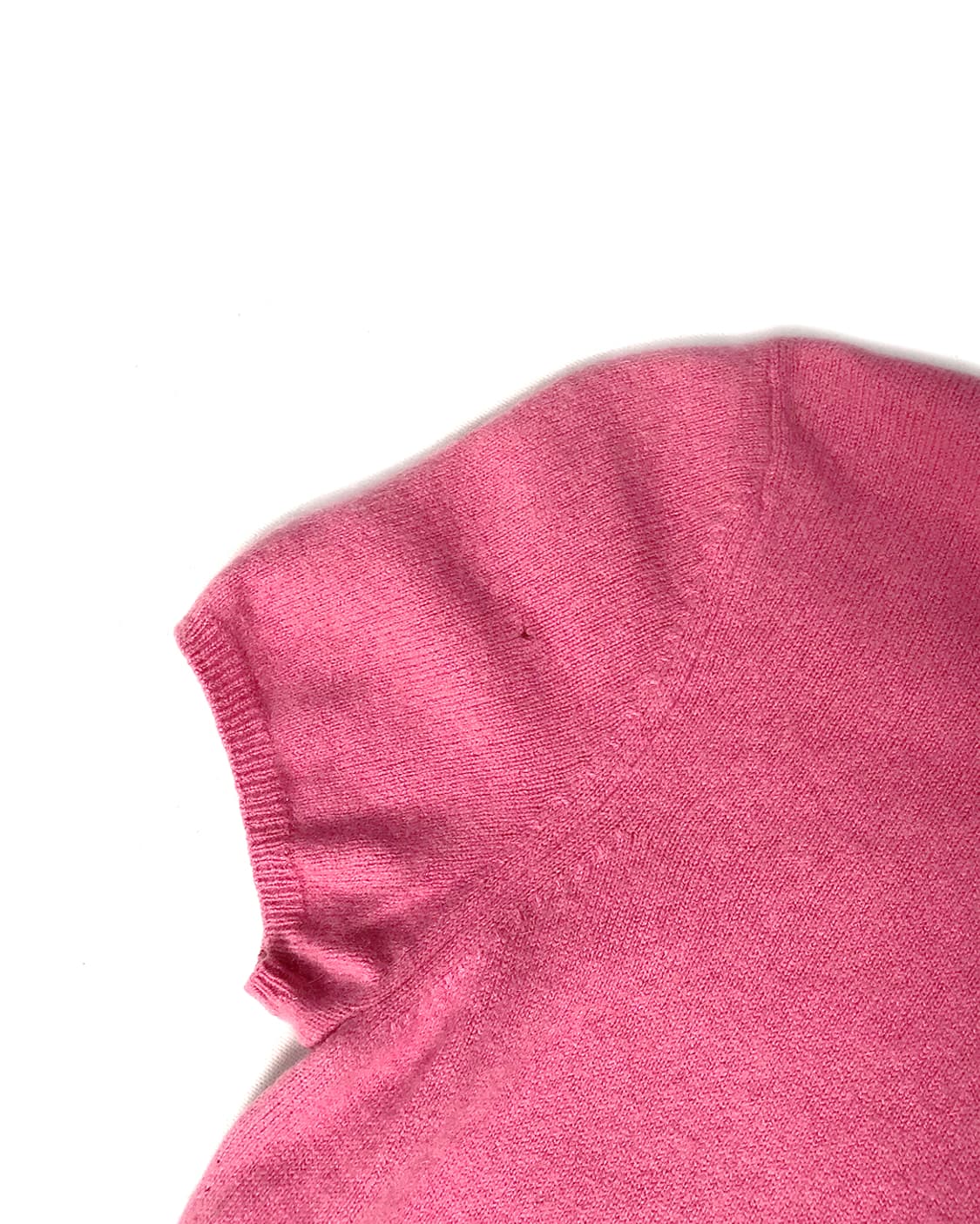 Cashmere 반팔 목폴라 니트  상품이미지5