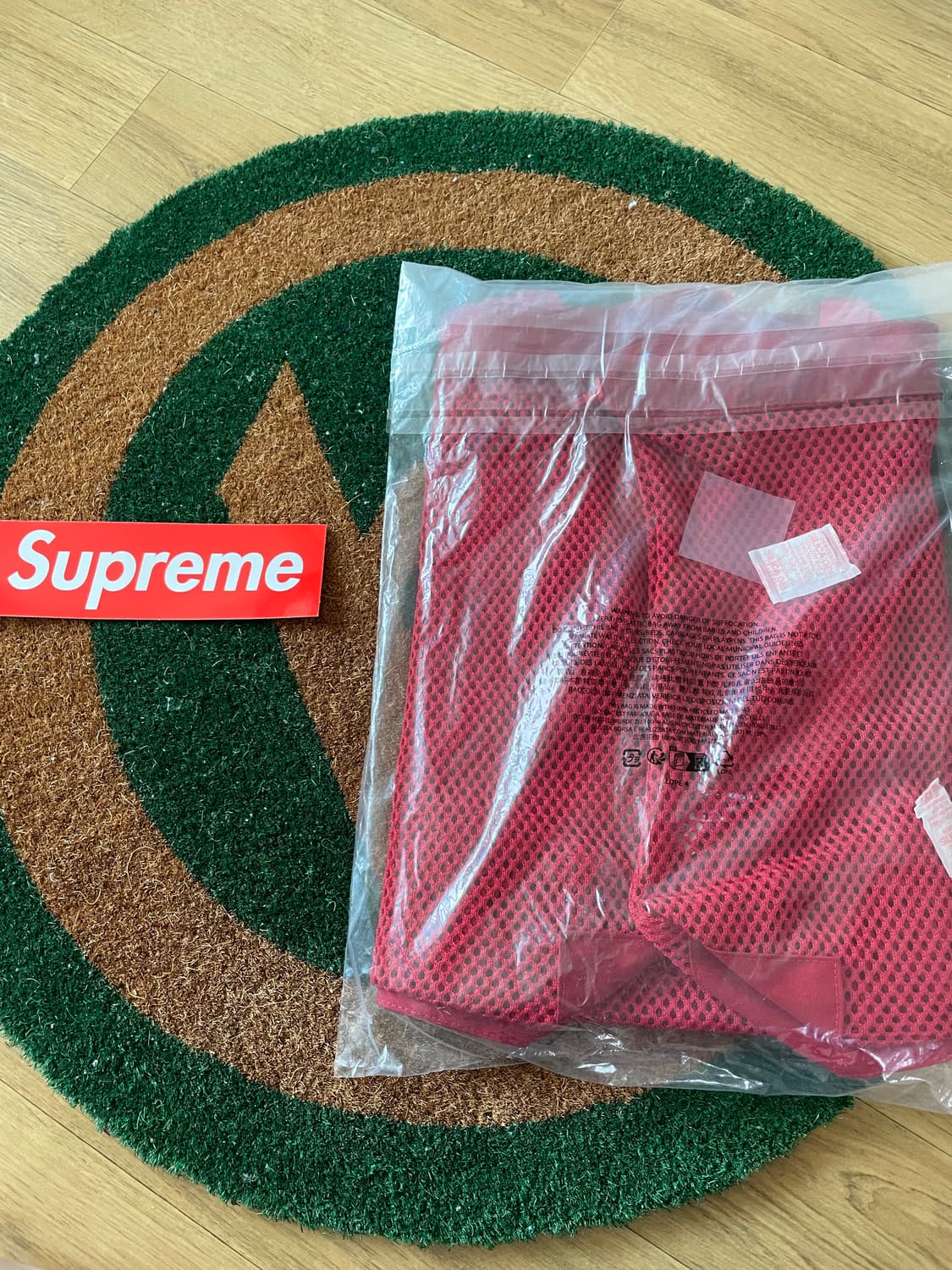 Supreme Mesh Tote Bag Red - 25SS 상품이미지2