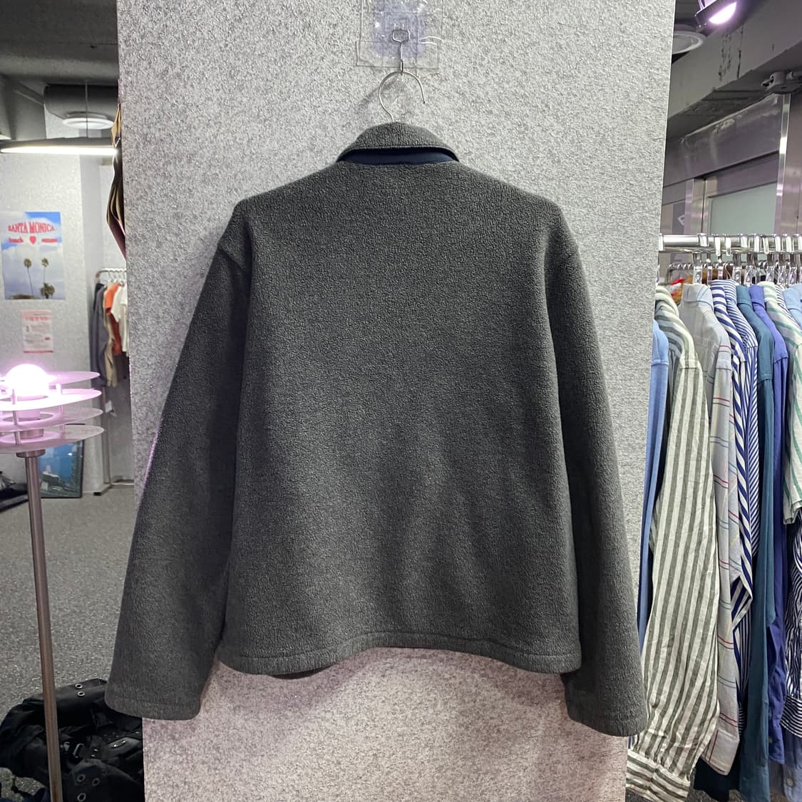 폴로랄프로렌 포니로고 그레이 플리스 스윙톱 자켓 B4469  상품이미지5