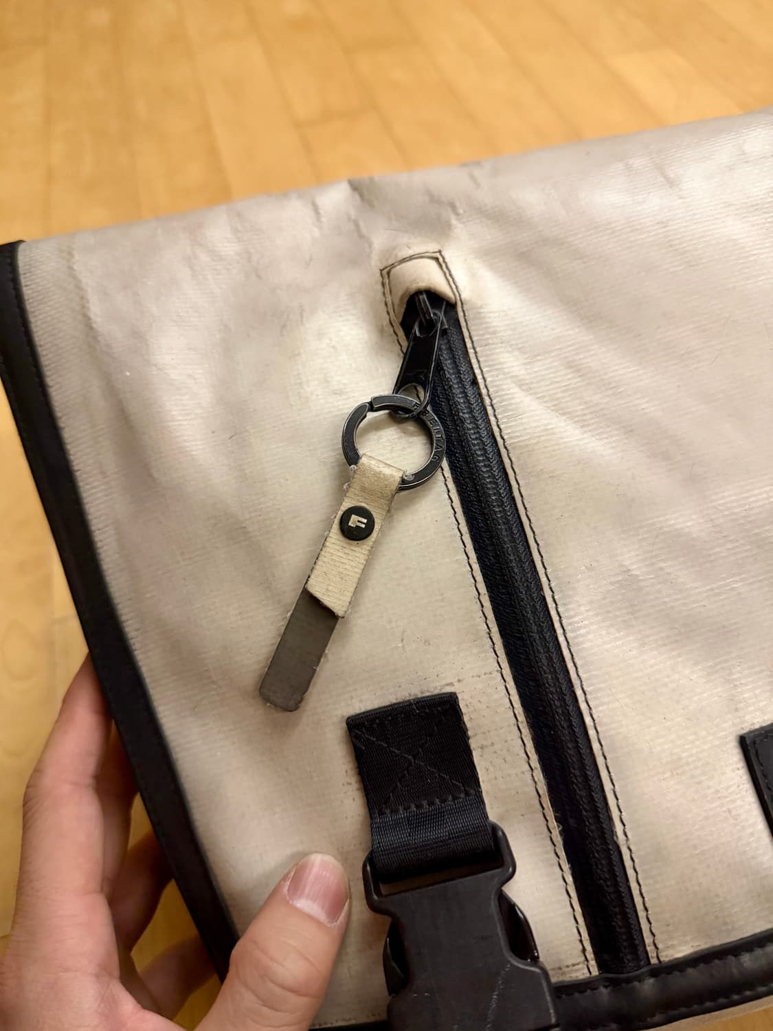 [단종/올화이트] 프라이탁 조 (F17 JOE) 풀세트 (숄더패드+키링 상품이미지6