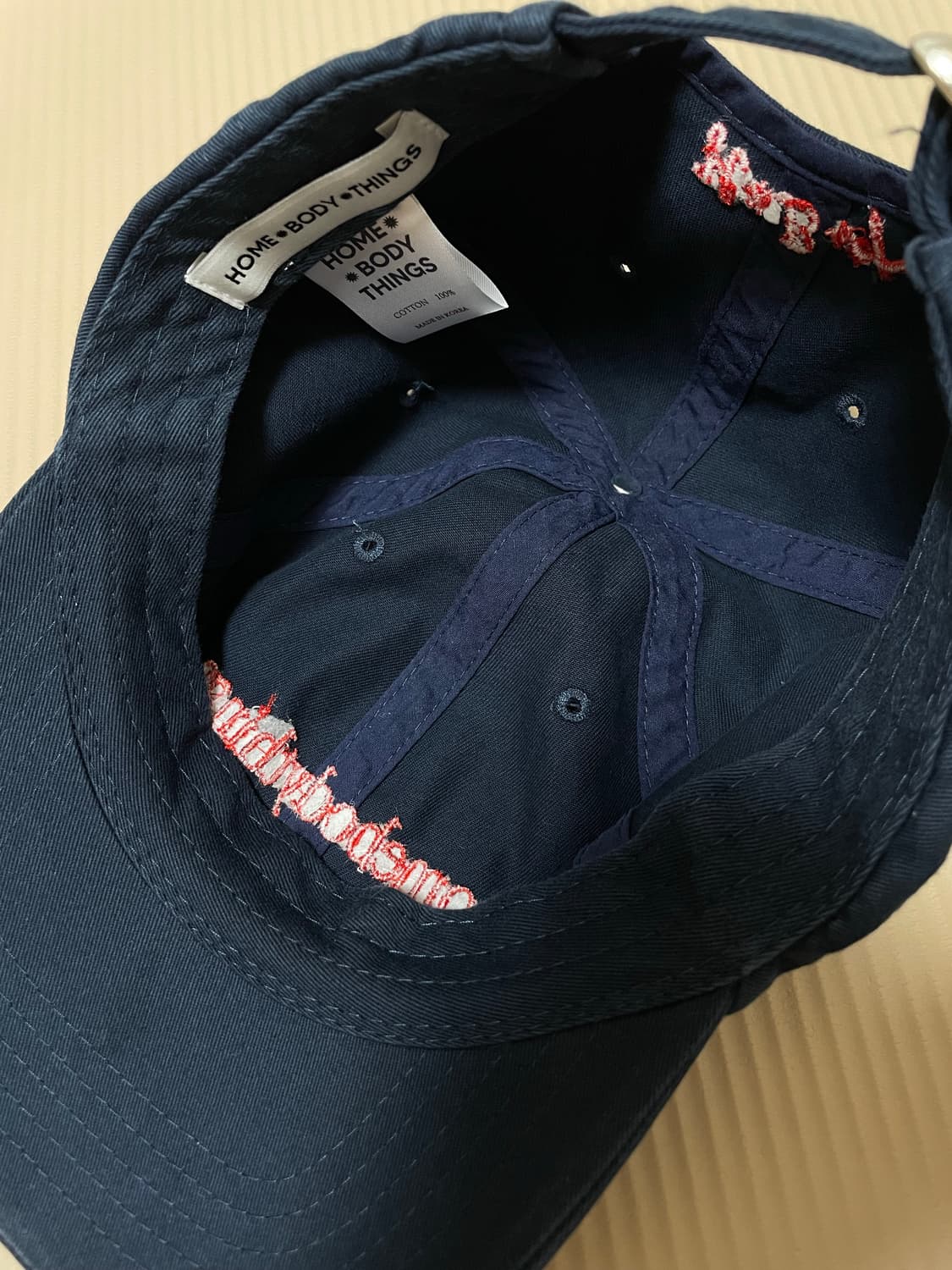 홈바디띵즈 HOMEBODY SEOUL CAP(NAVY) 상품이미지2
