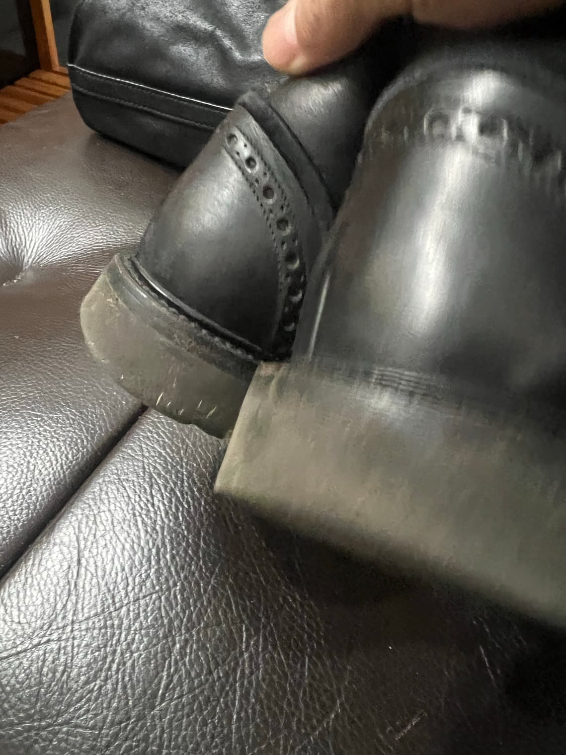 크리스반아셰 11년도  디올옴므 윙팁브로구부츠 39 상품이미지6