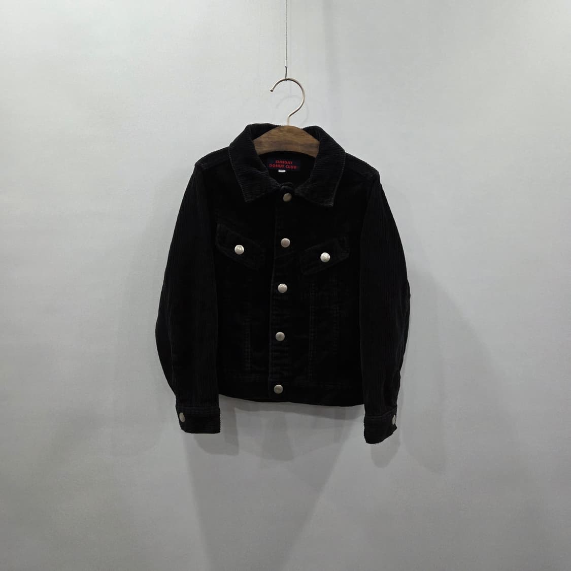 선데이도넛클럽 키즈 코듀로이 자켓 블랙 110 상품이미지1