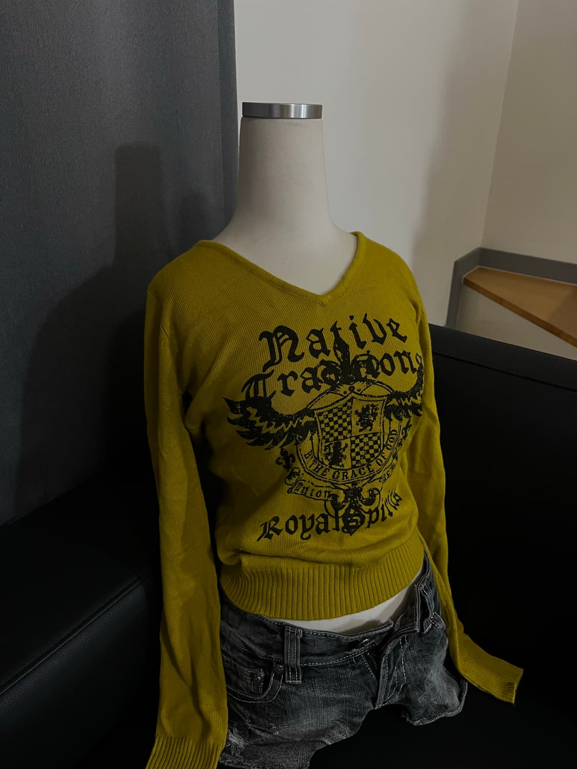 y2k펑크 프린팅니트 상품이미지1