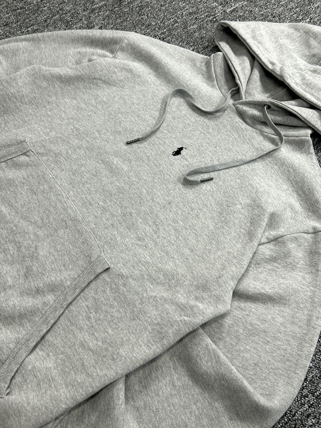 폴로 랄프로렌 미들포니 그레이 후디 M   상품이미지4