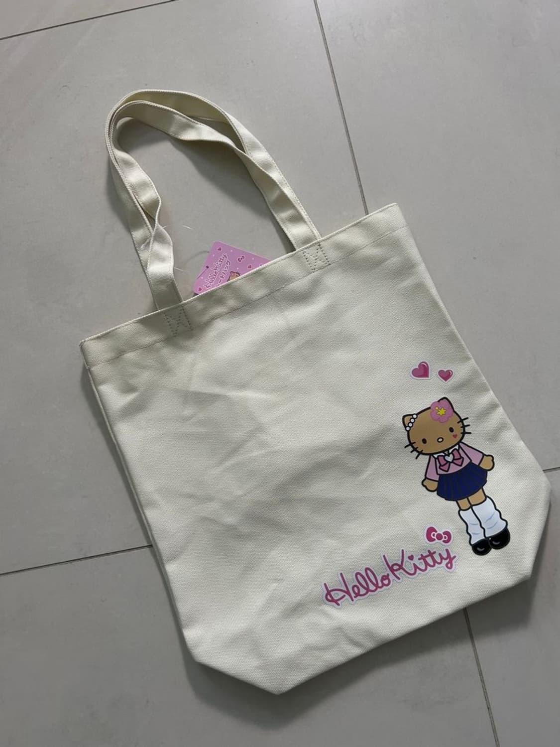 SUNBORN HELLO KITTY PRINT BAG 헬로 키티 토트백 상품이미지2