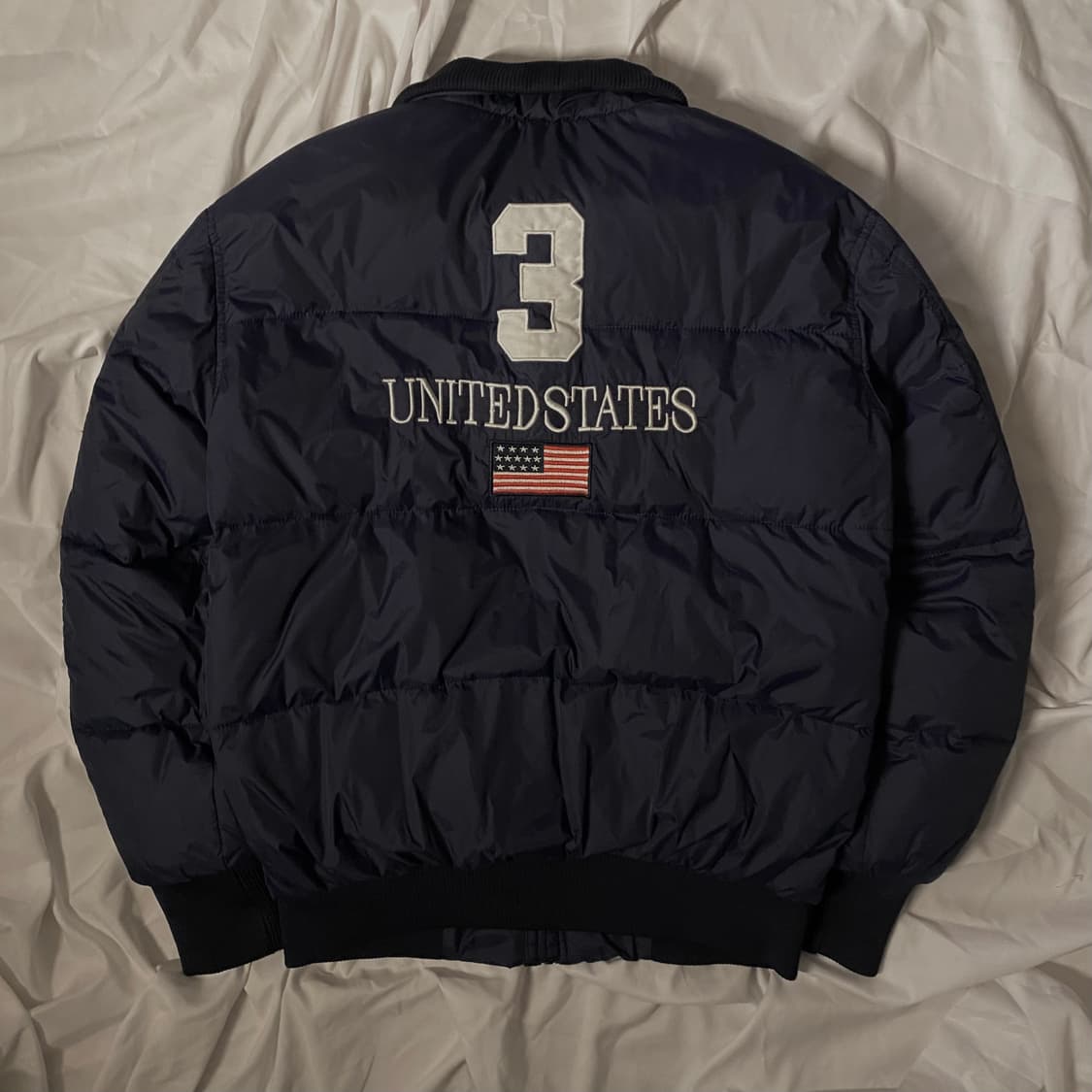 폴로 빅포니 USA 성조기 패딩 네이비 상품이미지2