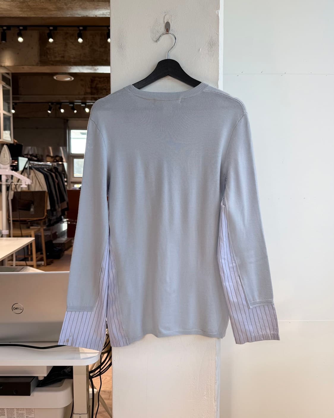 꼼데가르송 셔츠 블루 스트라이프 니트  상품이미지7