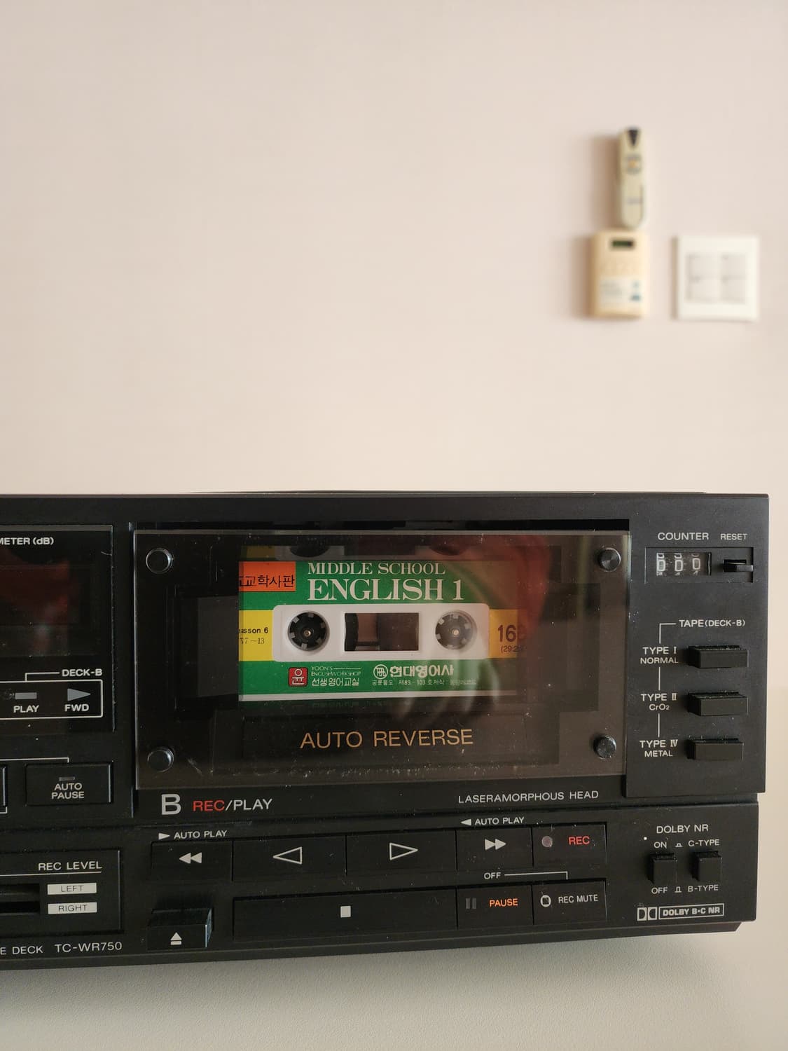 소니 빈티지 카세트 데크 TC-WR750 상품이미지3