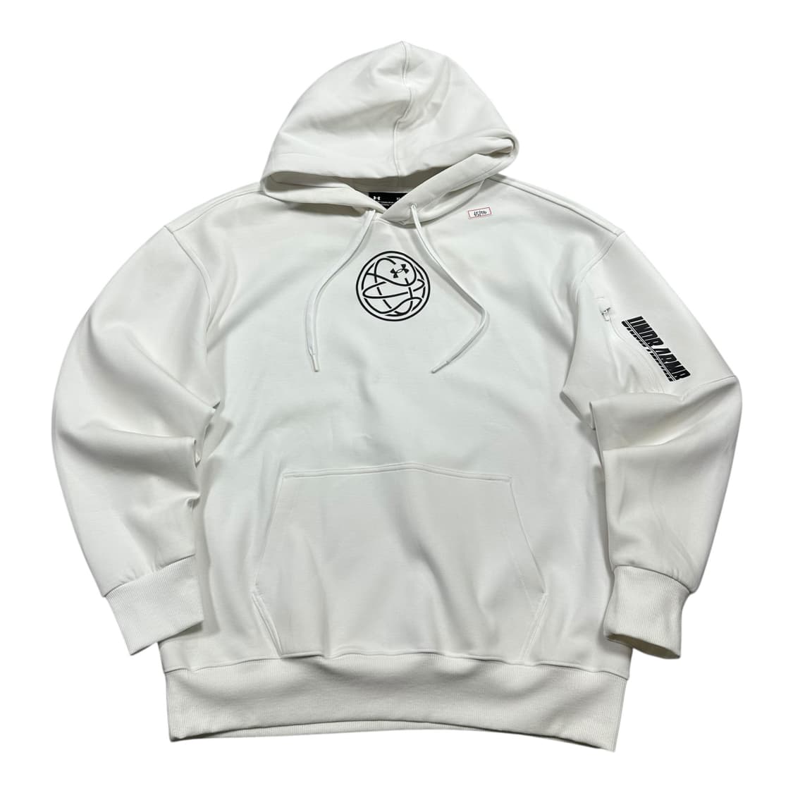 ✨ (바배) 언더아머 화이트 후드티  상품이미지1